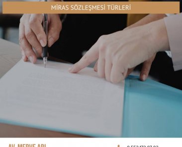 Miras Sözleşmesi Türleri