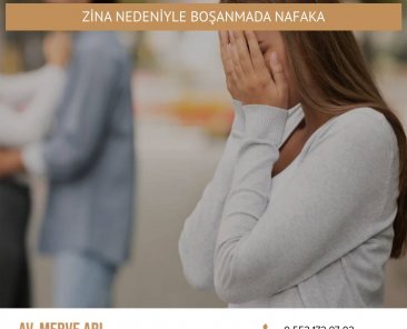 Zina Nedeniyle Boşanmada Nafaka