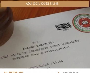 Adli Sicil Kaydı Silme