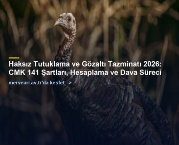 Haksız Tutuklama ve Gözaltı Tazminatı 2026: CMK 141 Şartları, Hesaplama ve Dava Süreci — merveari.av.tr